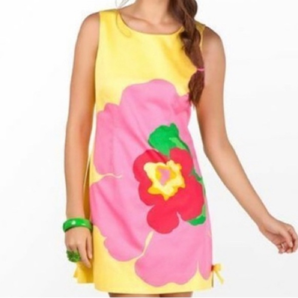 Lilly Pulitzer Starfruit Yellow Size 14 Dress